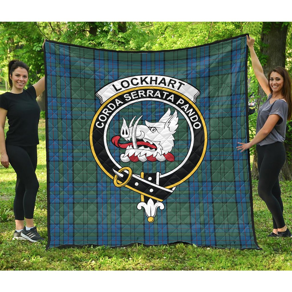 Lockhart Tartan Crest Quilt