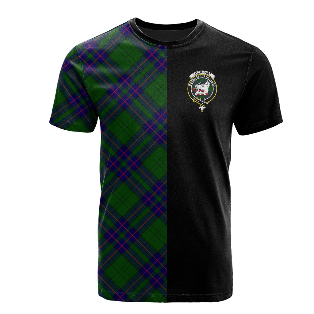 Lockhart Modern Tartan T-Shirt Half of Me - Cross Style