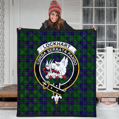 Lockhart Modern Tartan Crest Quilt