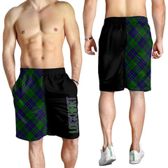 Lockhart Modern Tartan Crest Men's Short - Cross Style