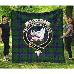 Lockhart Modern Tartan Crest Quilt