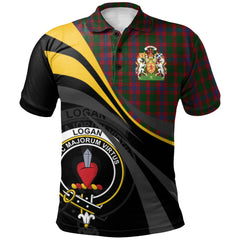 Logan Tartan Polo Shirt - Royal Coat Of Arms Style