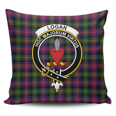 Scottish Logan Modern Tartan Crest Pillow Cover - Tartan Cushion Cover