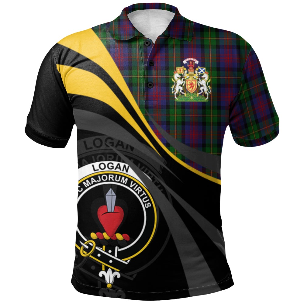 Logan 03 Tartan Polo Shirt - Royal Coat Of Arms Style