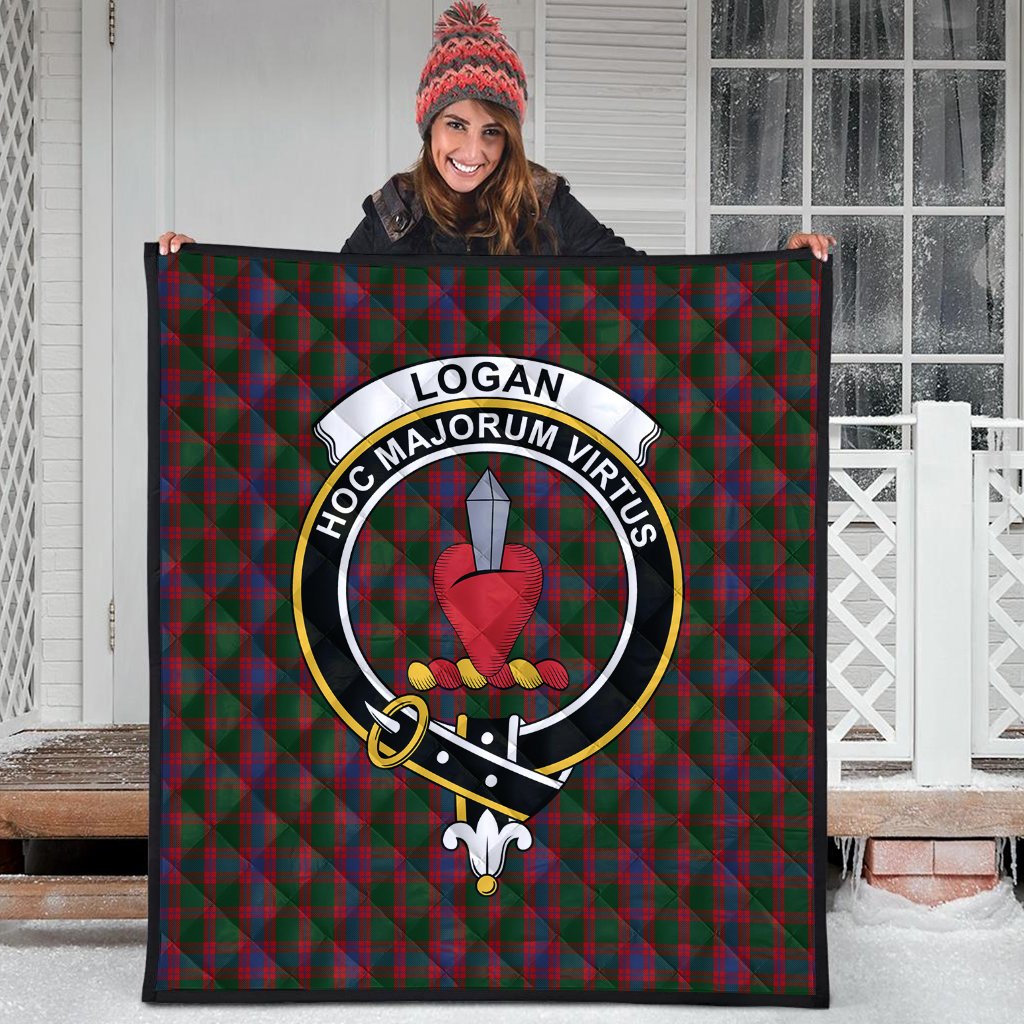 Logan Tartan Crest Quilt