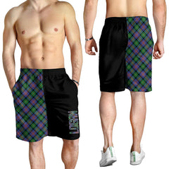 Logan Ancient Tartan Crest Men's Short - Cross Style