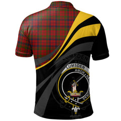 Lumsden Boghead Tartan Polo Shirt - Royal Coat Of Arms Style
