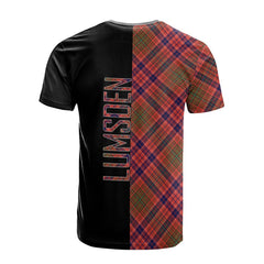 Lumsden Modern Tartan T-Shirt Half of Me - Cross Style