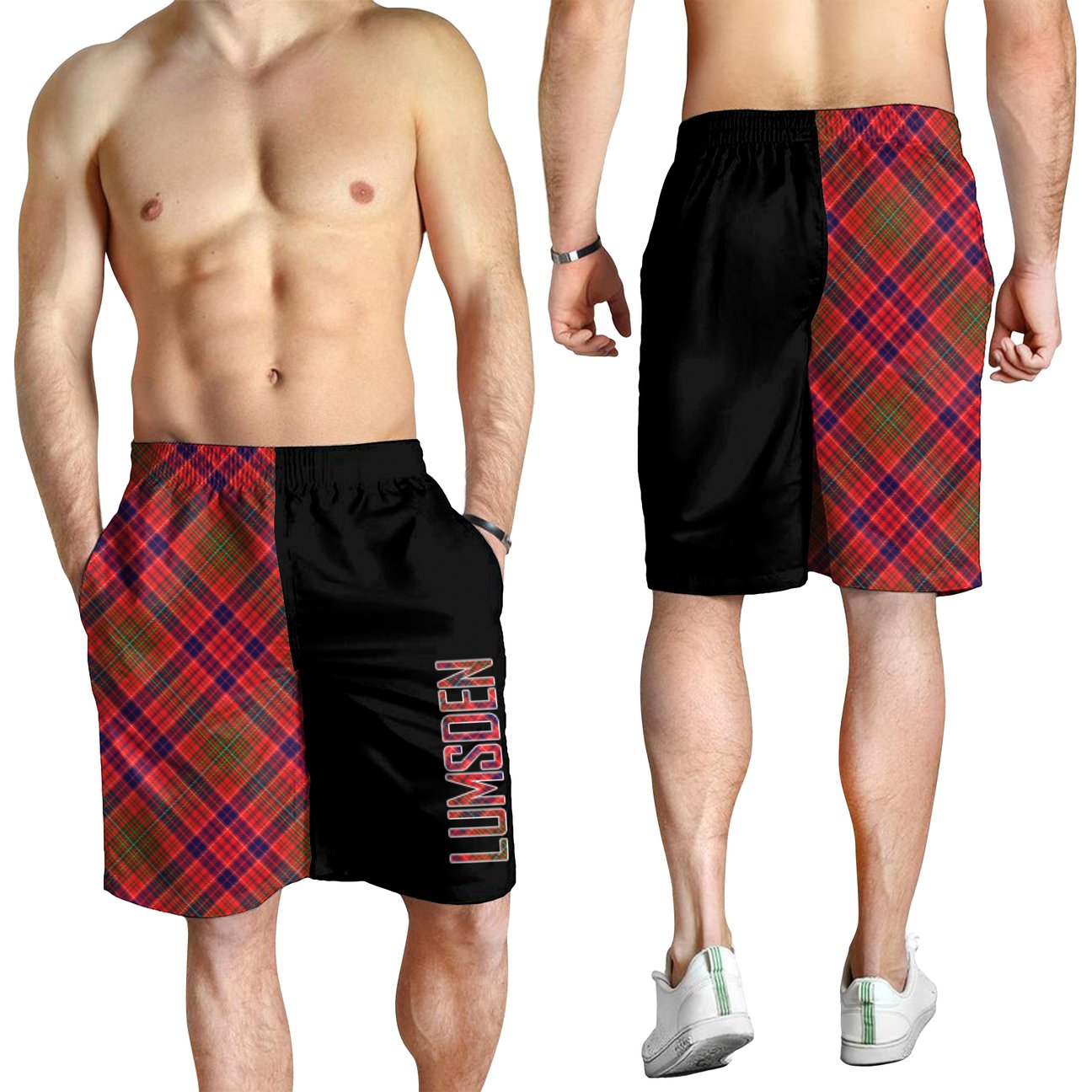 Lumsden Modern Tartan Crest Men's Short - Cross Style