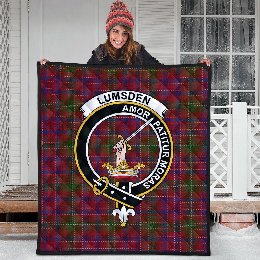 Lumsden Short Tartan Crest Quilt