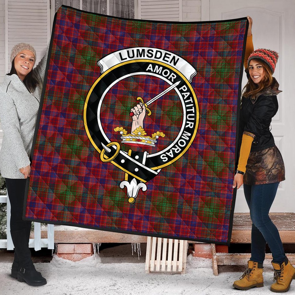 Lumsden Short Tartan Crest Quilt