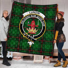 Lundin Tartan Crest Quilt