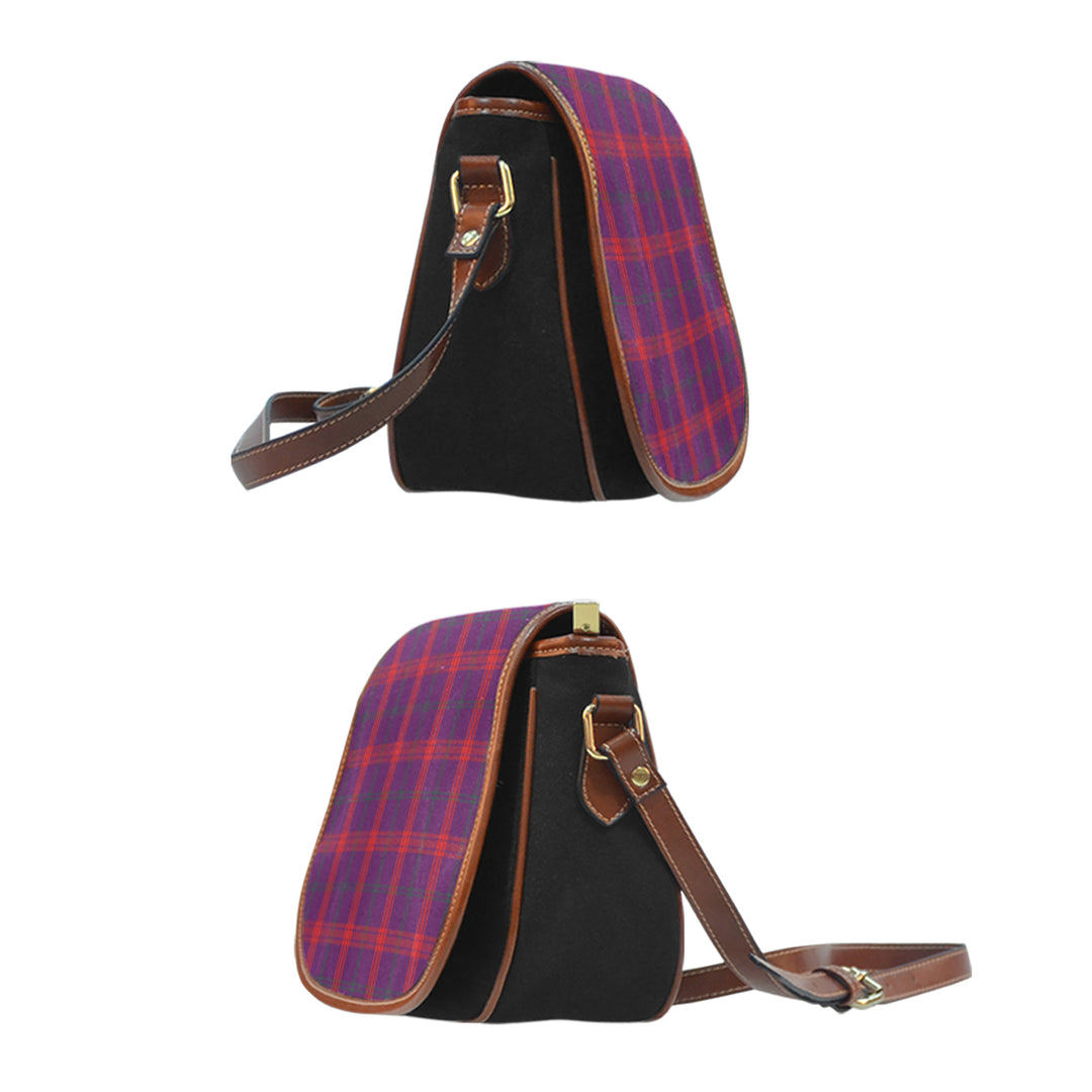 Lynch Variant Tartan Saddle Handbags