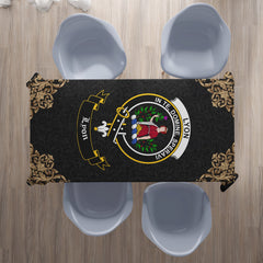 Lyon Crest Tablecloth - Black Style