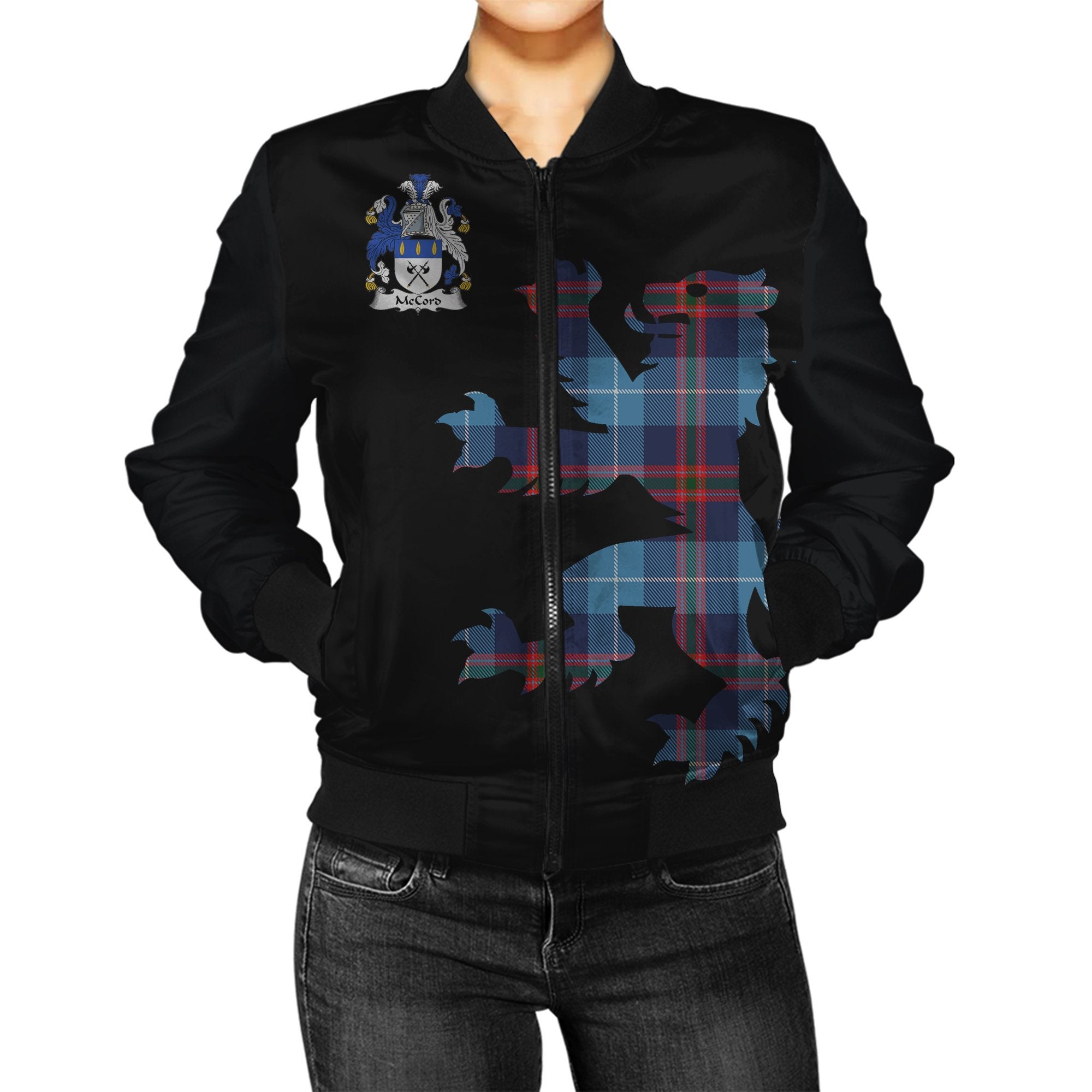 McCord Tartan Bomber Jacket Lion & Thistle