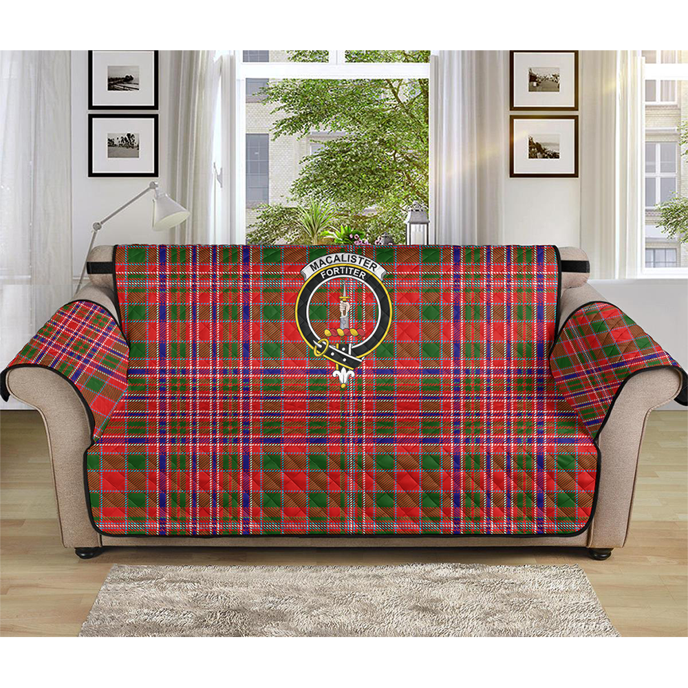 MacAlister Modern Tartan Crest Sofa Protector