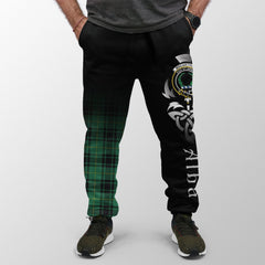MacArthur Ancient Tartan Crest Jogger Sweatpants - Alba Celtic Style