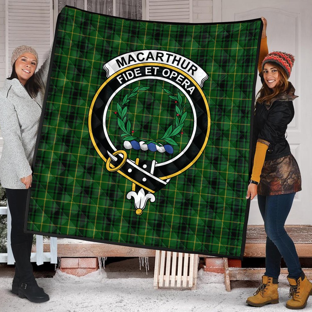 MacArthur Tartan Crest Quilt