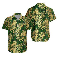 MacArthur Highland Tartan Vintage Leaves Hawaiian Shirt