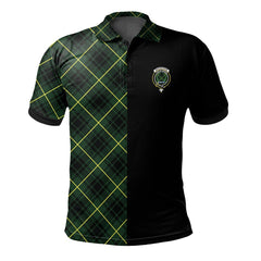 MacArthur Modern Tartan Polo Shirt Half of Me - Cross Style