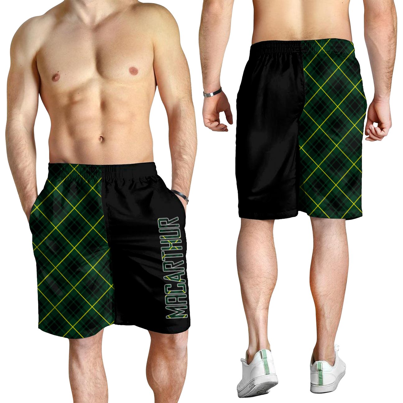 MacArthur Modern Tartan Crest Men's Short - Cross Style