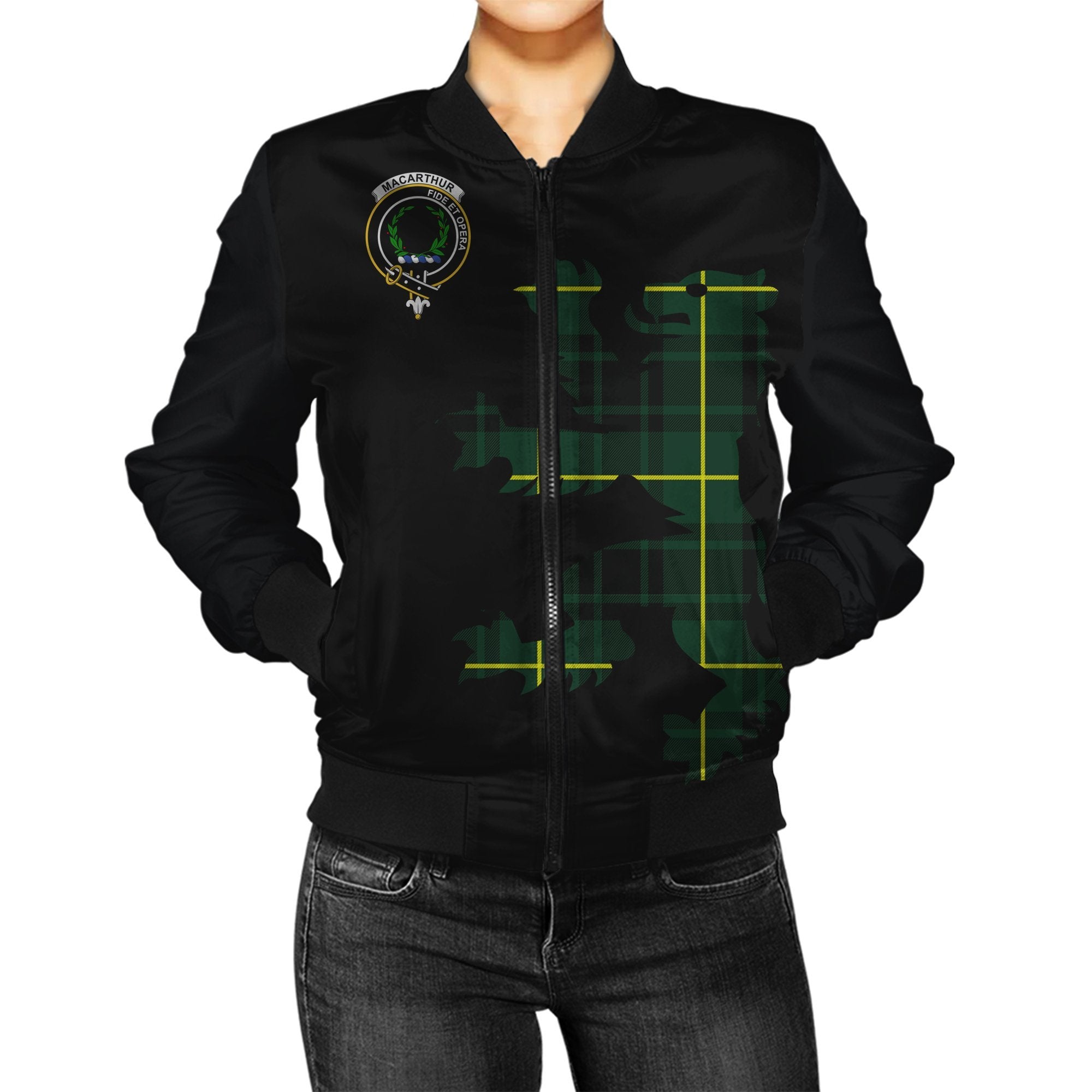 MacArthur Tartan Bomber Jacket Lion & Thistle