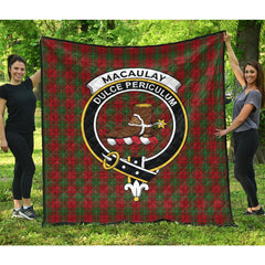 MacAulay Tartan Crest Quilt