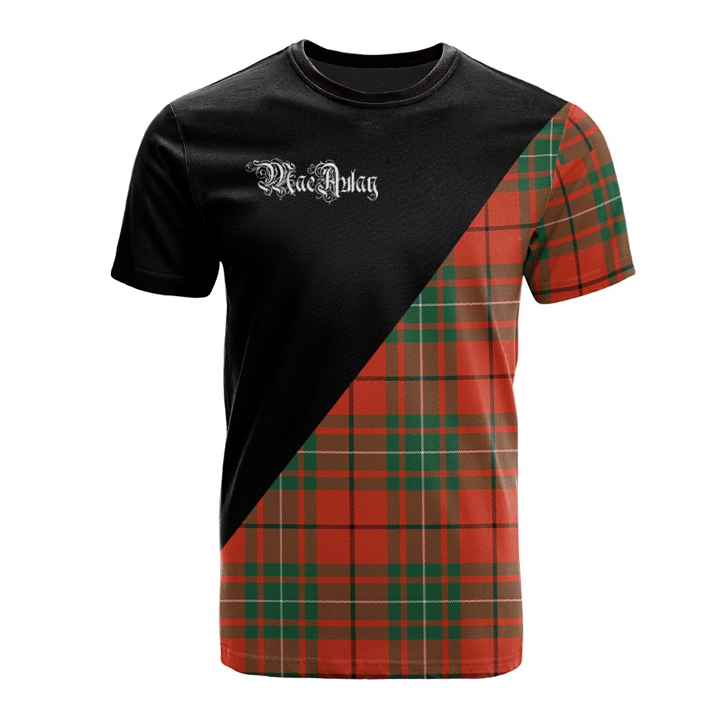 MacAulay Ancient Tartan - Military T-Shirt
