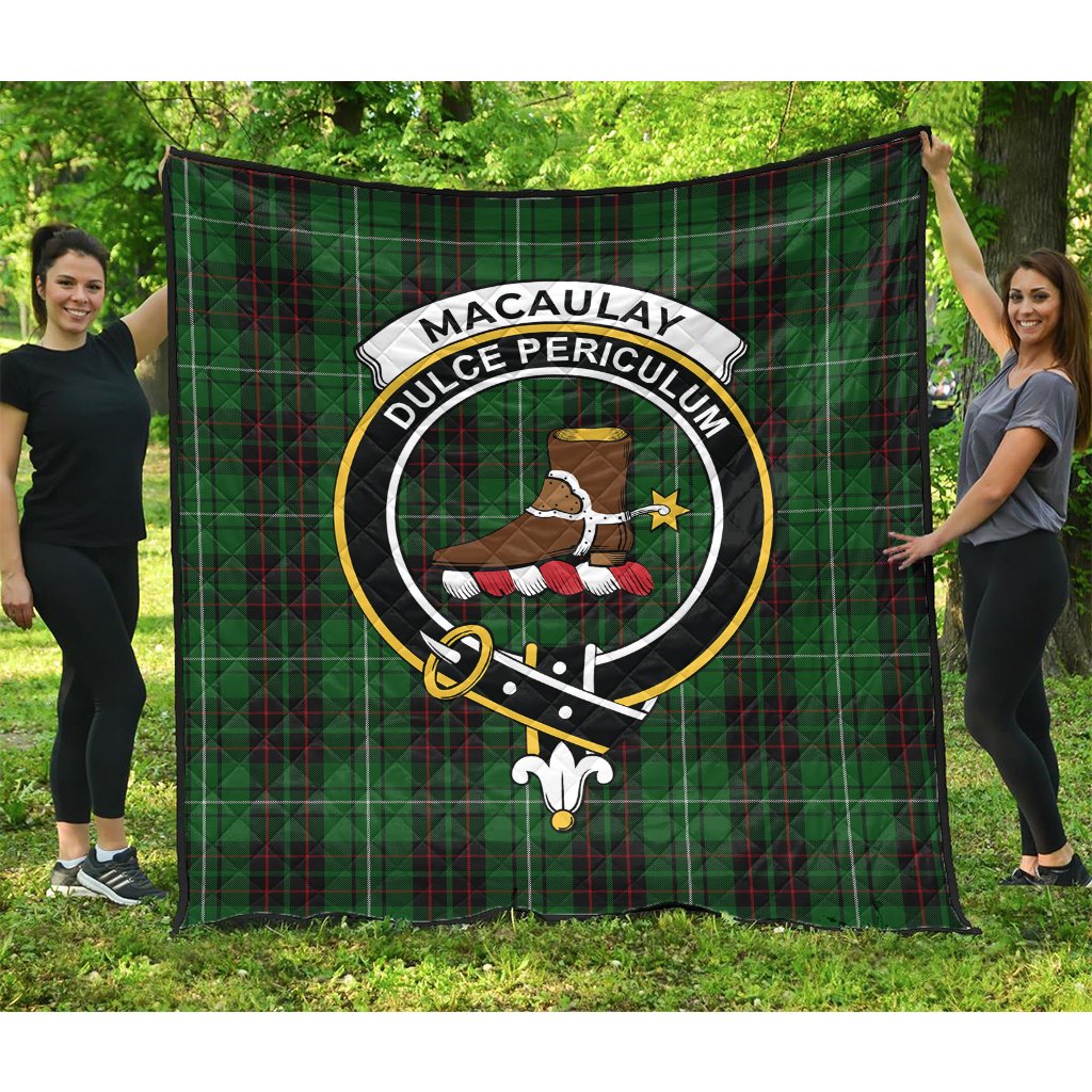 MacAulay of Lewis Tartan Crest Quilt