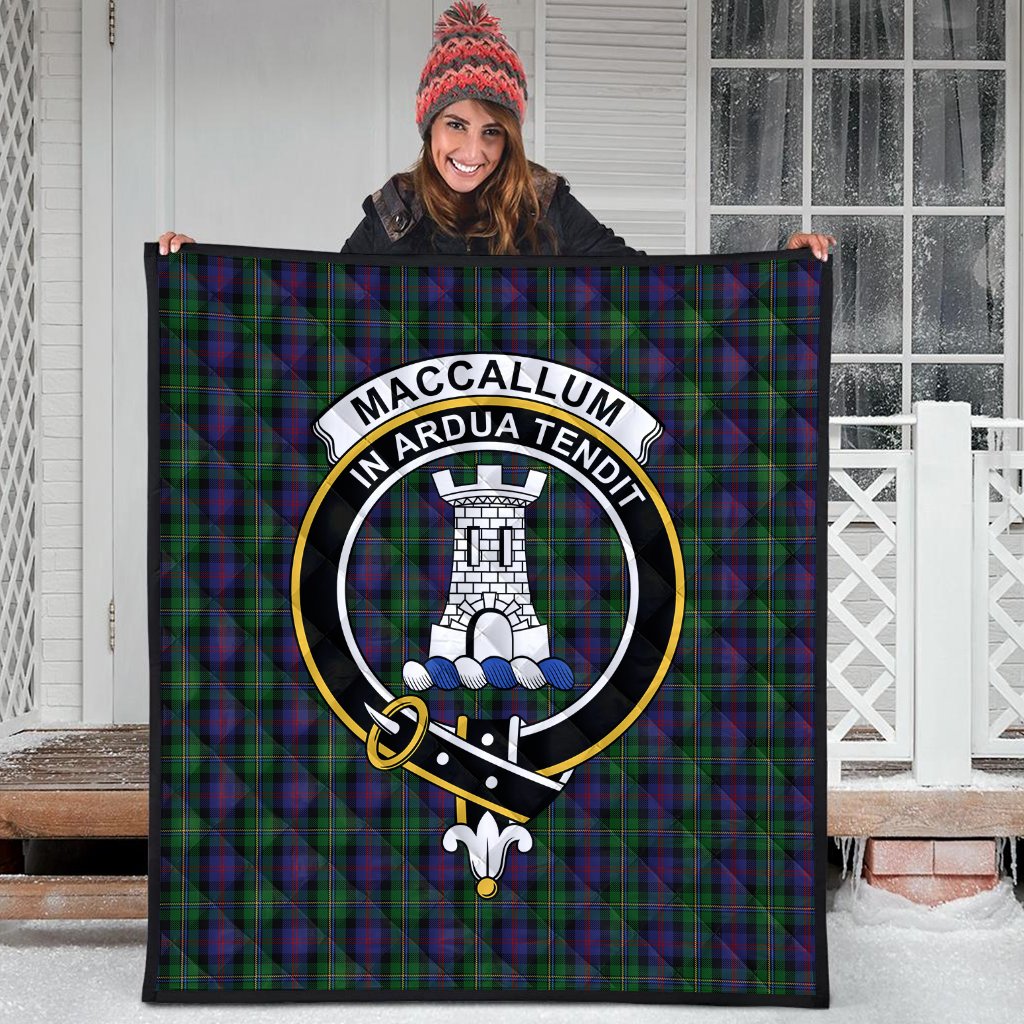 MacCallum (Malcolm) Tartan Crest Quilt