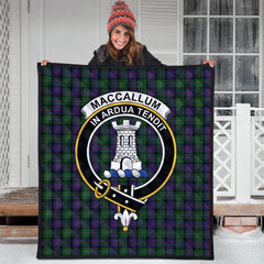 MacCallum (Malcolm) Tartan Crest Quilt