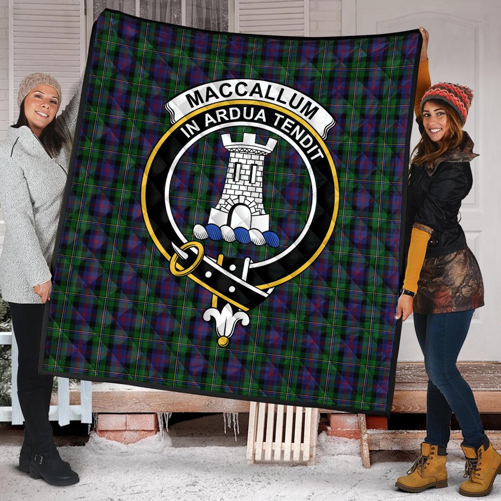 MacCallum (Malcolm) Tartan Crest Quilt