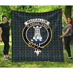 MacCallum (Malcolm) Tartan Crest Quilt