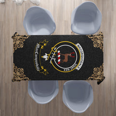 MacCorquodale Crest Tablecloth - Black Style