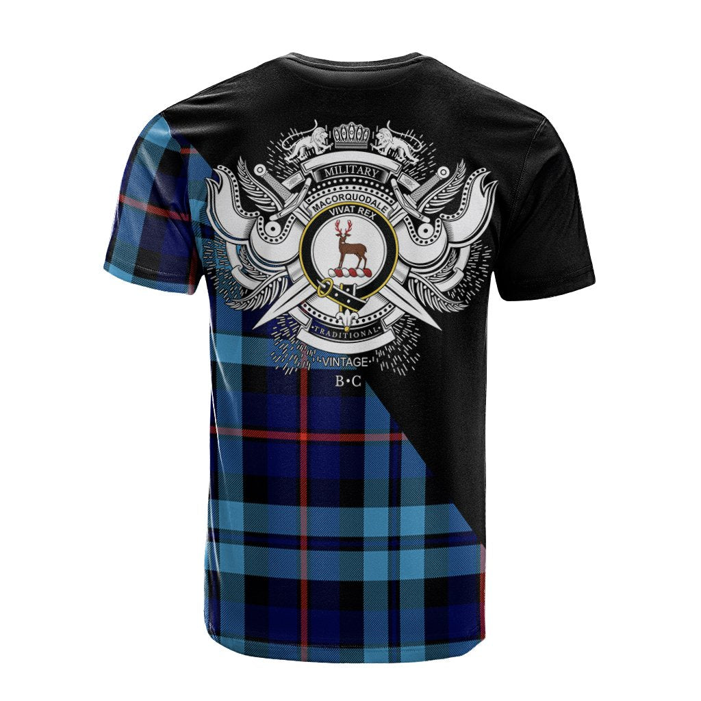 MacCorquodale Tartan - Military T-Shirt