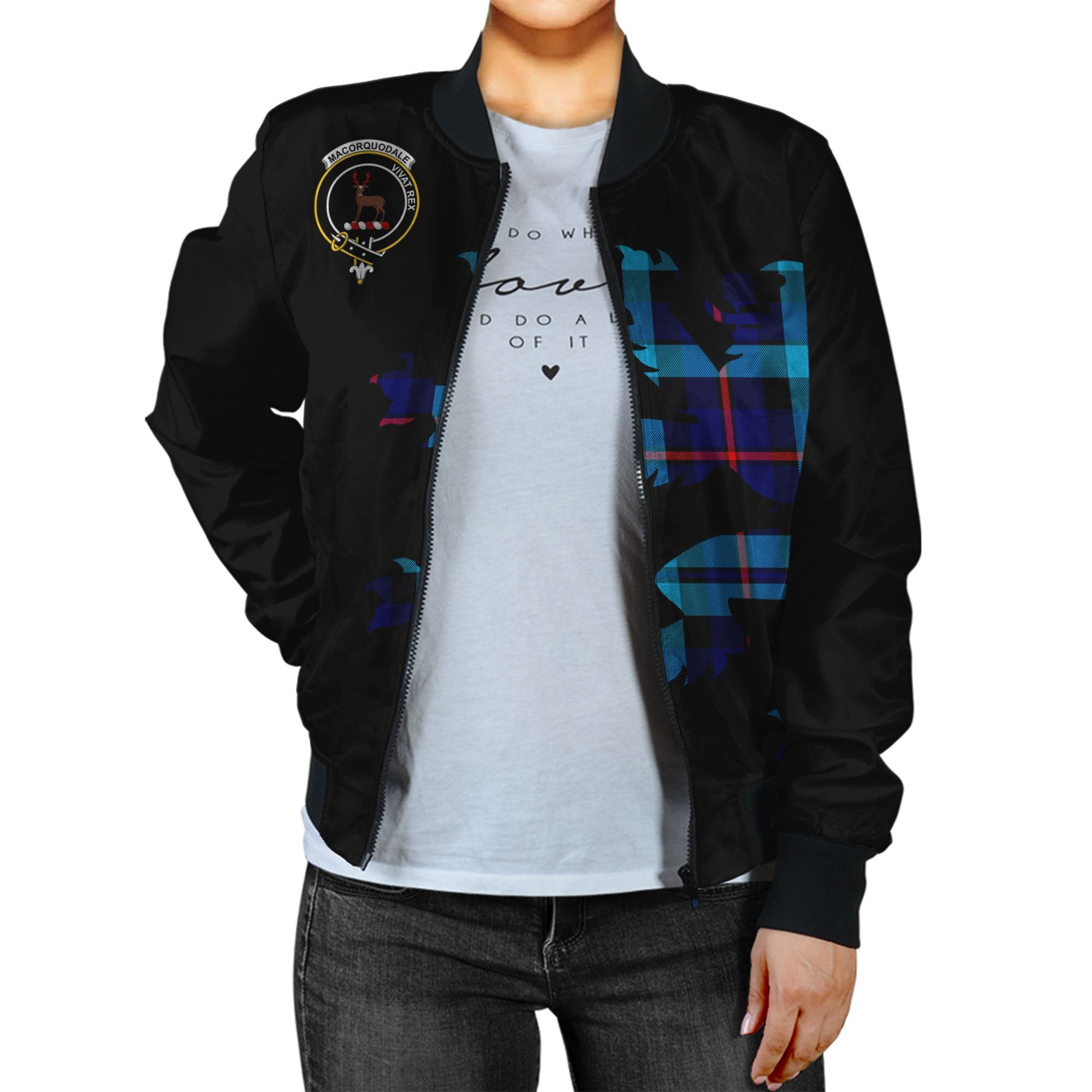 MacCorquodale Tartan Bomber Jacket Lion & Thistle