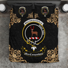 MacCorquodale Crest Black Bedding Set