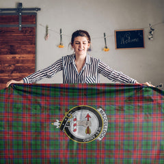 MacCulloch (McCulloch) Tartan Crest Tablecloth