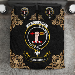 MacCulloch (McCulloch) Crest Black Bedding Set