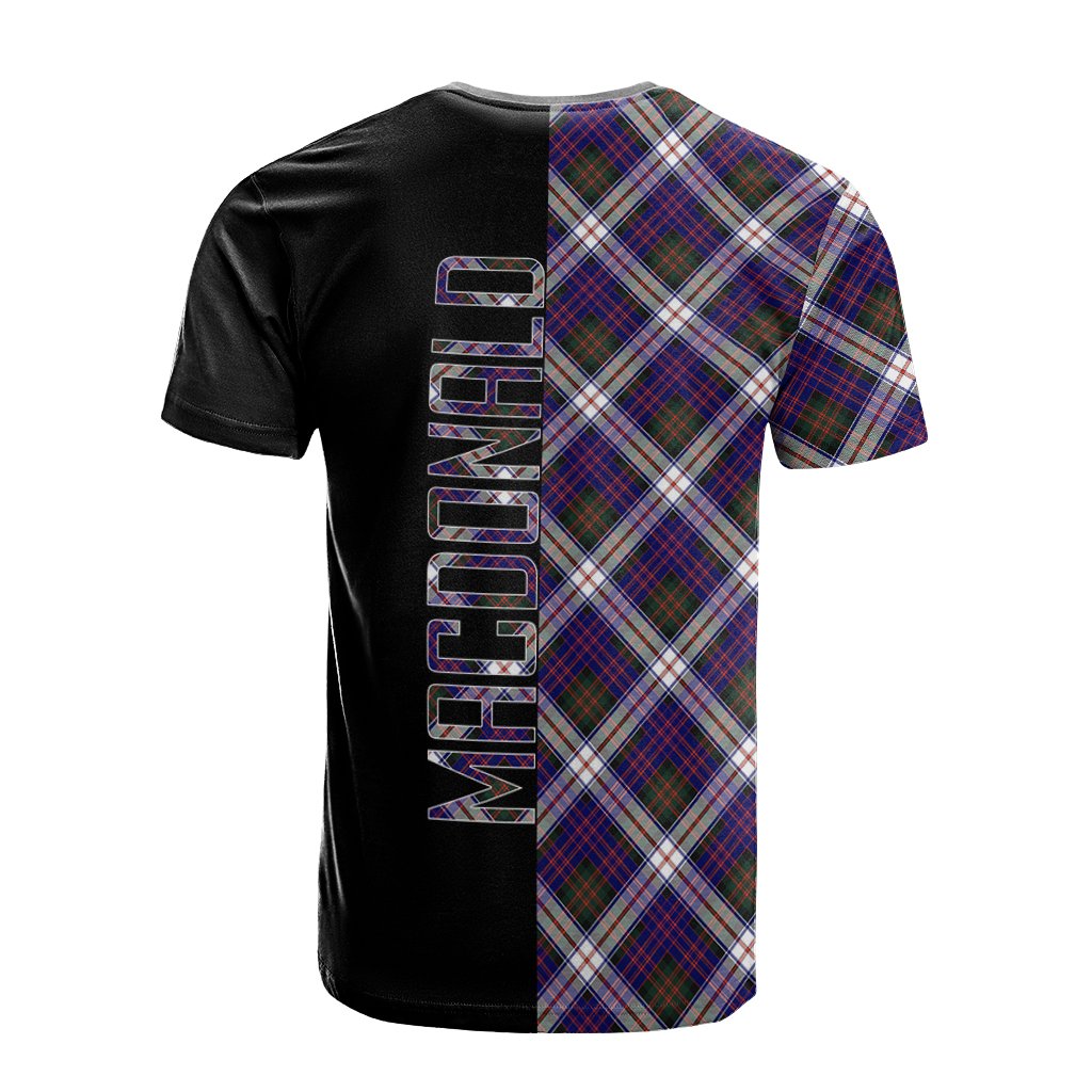 MacDonald Dress Modern Tartan T-Shirt Half of Me - Cross Style