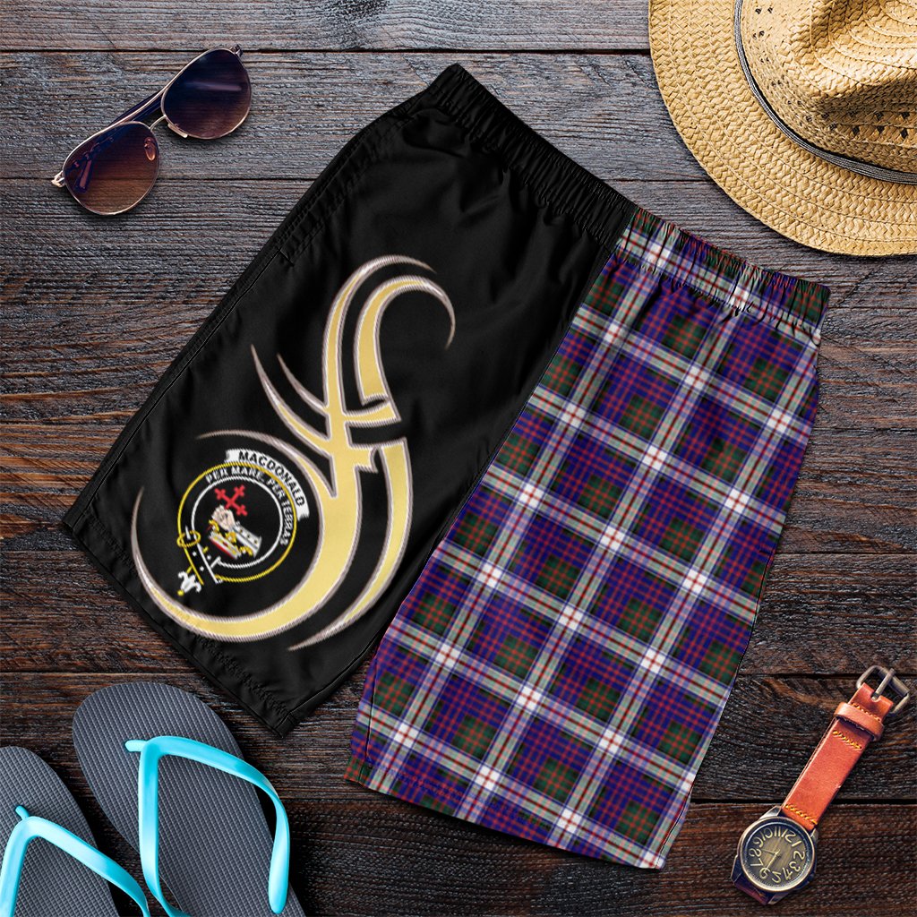 MacDonald Dress Modern Tartan Crest Men's Short PM8