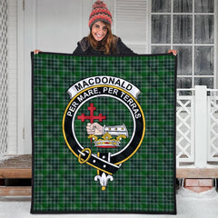 MacDonald, Lord of the Isles Hunting Tartan Crest Quilt