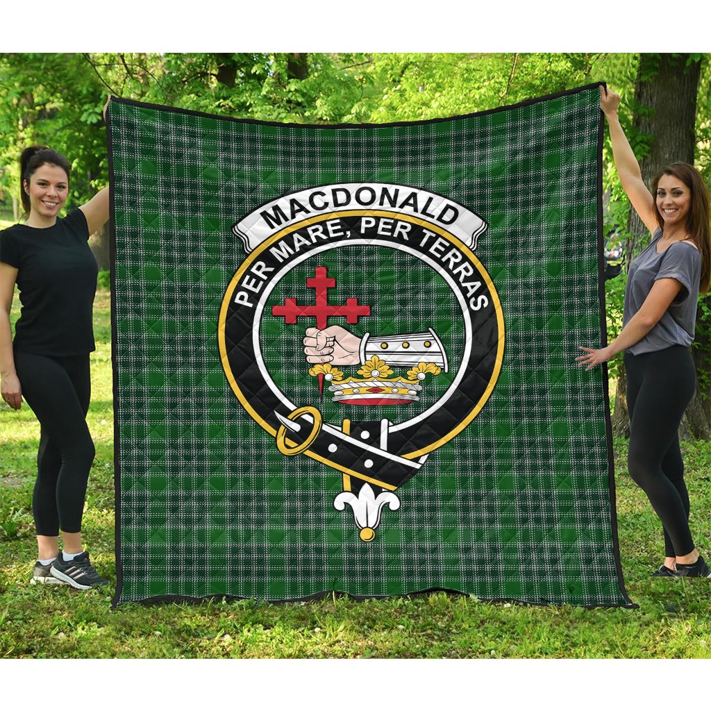 MacDonald, Lord of the Isles Hunting Tartan Crest Quilt