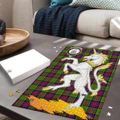 MacDonald of Clanranald Tartan Crest Unicorn Scotland Jigsaw Puzzles