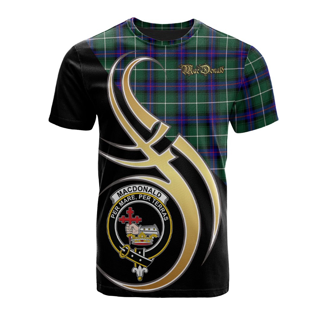 MacDonald of the Isles Hunting Modern Tartan T-shirt - Believe In Me Style