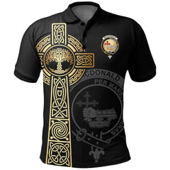 MacDonald (Clan Donald) Clan Unisex Polo Shirt - Celtic Tree Of Life