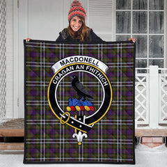 MacDonell of Glengarry Dress Tartan Crest Quilt