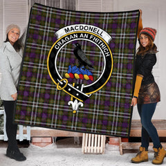 MacDonell of Glengarry Dress Tartan Crest Quilt