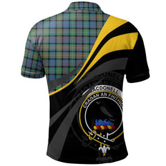 MacDonnell of Glengarry Ancient Tartan Polo Shirt - Royal Coat Of Arms Style