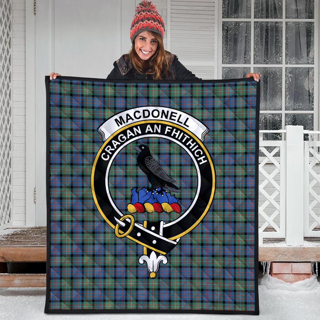 MacDonnell of Glengarry Ancient Tartan Crest Quilt